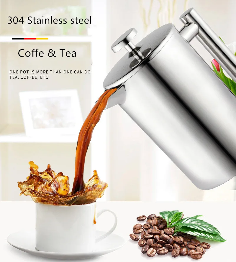 

350ml 800ml 1000ml coffee Espresso Maker Pot cafetera french press coffee tea Percolator Filter Press Plunger kitchen accessorie