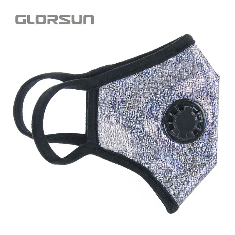 GLORSUN дизайн свой собственный дыхательная маска с воздушным фильтром онлайн производитель n95 маска для рта модная спортивная летняя углеродная смоговая маска для лица