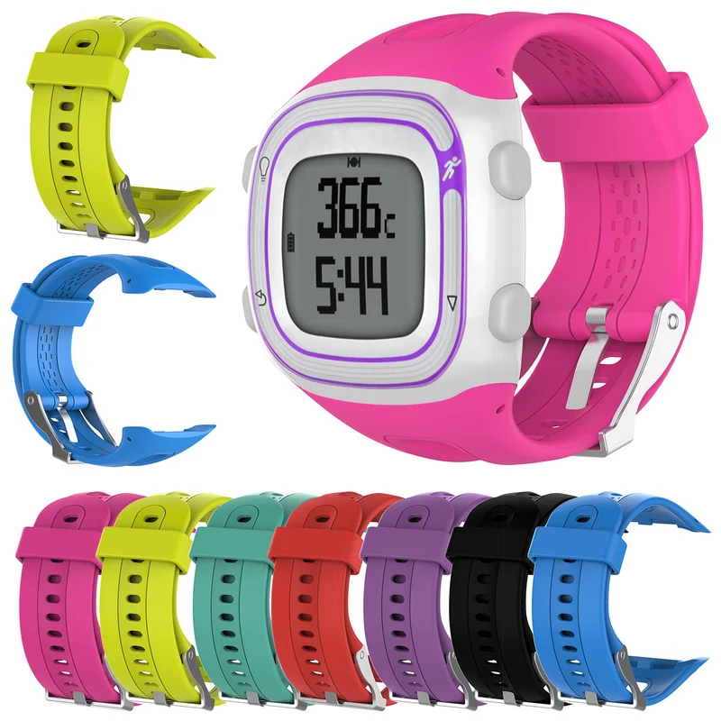 Силиконовый ремешок для часов Garmin Forerunner 10 15 GPS спортивные часы бега маленькие