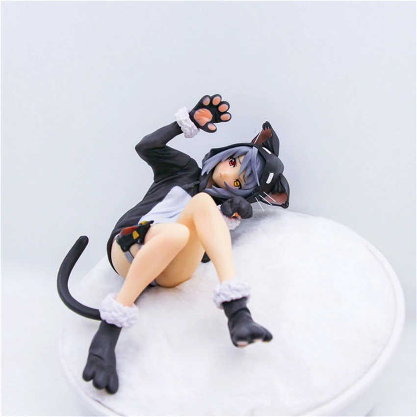 Haocaitoy фигурка игрушки Necomimi Laura charlota аниме фигурки черная версия для сбора подарок
