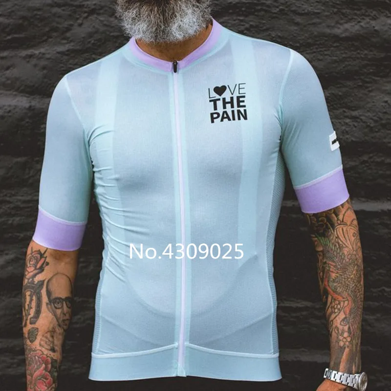 LOVE THE PAIN ciclismo US Мужская дышащая быстросохнущая велосипедная одежда для гонок на заказ ropa для велоспорта mtb комплекты для триатлона - Цвет: jersey 10