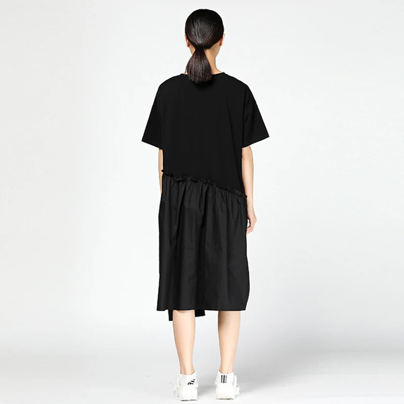 CHICEVER летние платья для женщин сбоку оборками Тонкий бинты Мода 2018 г.