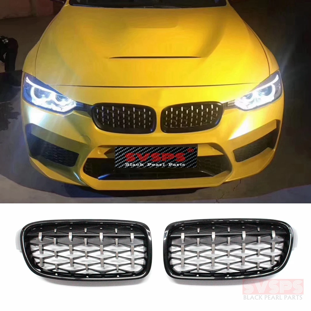 Деталь для тюнинга SVSPS пара передних алмазных радиаторов BMW 3 серии F30 F35 2011 2019