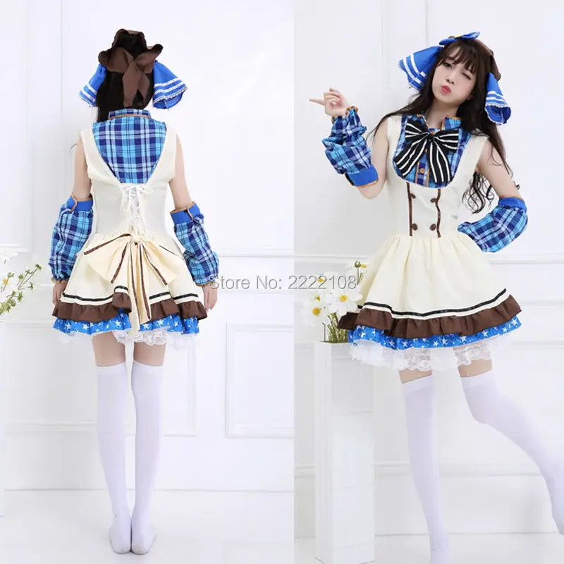 Японские костюмы для косплевечерние в стиле аниме Love Live косплей на Хэллоуин