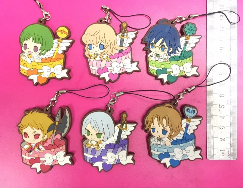 6 шт./лот Binan Koukou Chikyuu Bouei Bu Love! Обожаю! Оригинальный японский аниме Рисунок