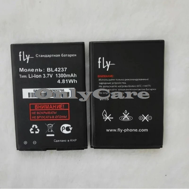 100% Original 1300mAh BL4237 Battery For Fly IQ430 IQ-430 Smart Phone Accumulator ACCU | Мобильные телефоны и аксессуары