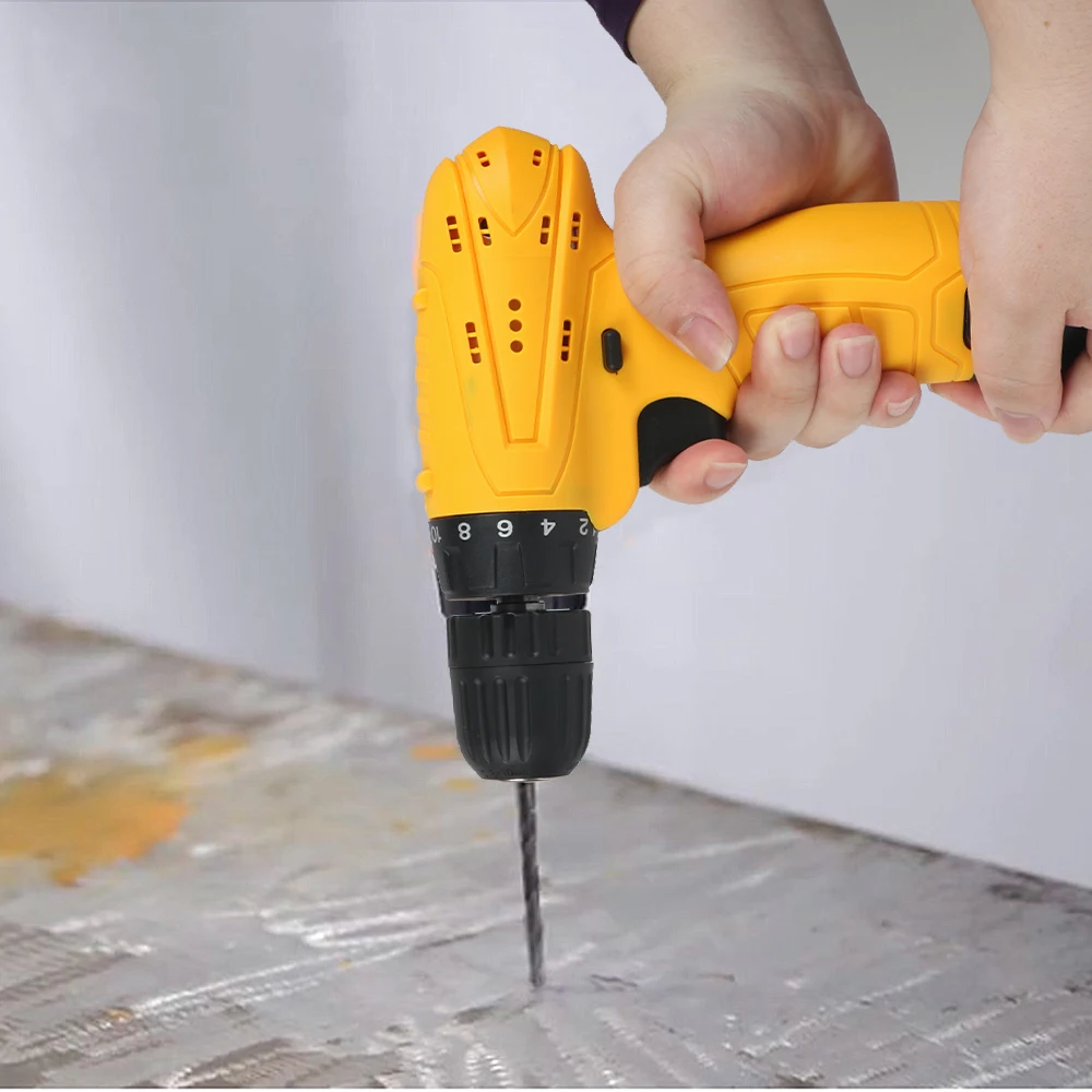 12 В электрическая ручная дрель многофункциональная бытовая Беспроводная