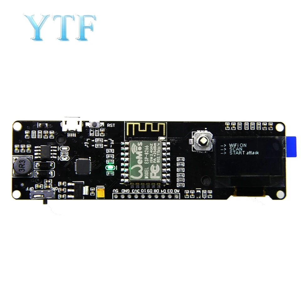 ESP 12F ESP8266 Wi Fi модуль аккумуляторы 18650 NODEMCU 0 96 дюйма OLED Новинка для WeMos D1|Аксессуары