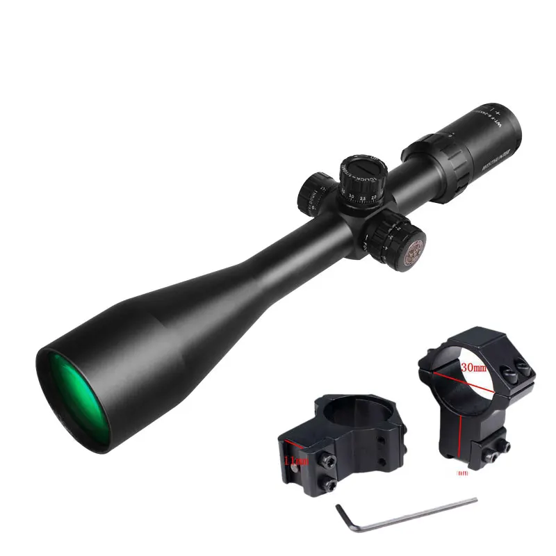 Дальность WestHunter WT-F 6-24X56SF боковая фокусировка винтовки прицелы R/G СТЕКЛО гравированное сетка охотничий оптический прицел Открытый - Цвет: hight 11mm mount