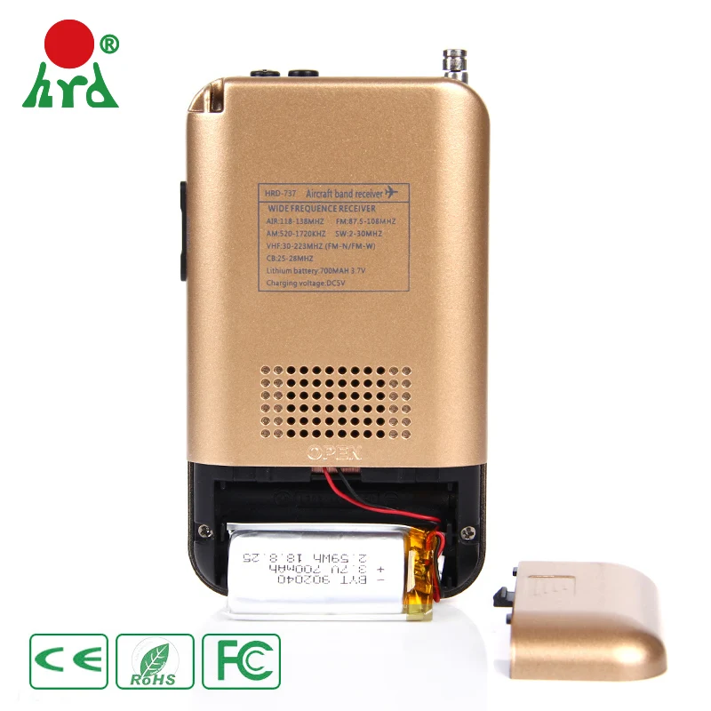 Портативный радиоприемник с широким диапазоном FM/MW/SW/AIR/CB/VHF|Радиоприёмники| |