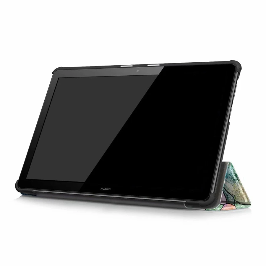 Чехол из искусственной кожи для huawei mediapad T5 AGS2-W09/L09/L03/W19 10,1 дюймов Чехол-подставка для планшета huawei mediapad T5 10 Чехол-ручка