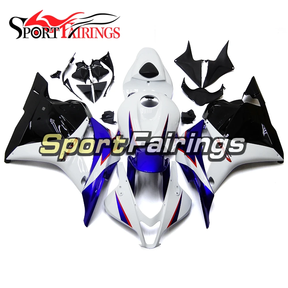 

Complete Fairings For Honda CBR600RR F5 2009 2010 2011 2012 Injection ABS Motorcycle Fairing Kit Cowling Blue White Carenes New