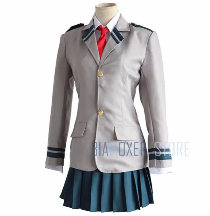 Аниме Boku no Hero Academia Midoriya Izuku Bakugou Katsuki OCHACO URARAKA Косплей Костюм мой герой школьная