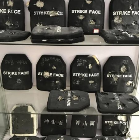 

Composite PE ceramic bullet-proof insert plate steel tactical vest bullet-proof backcoat with built-in breast insert plate core