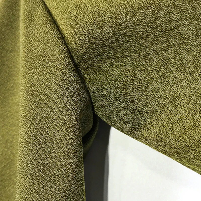 TWOTWINSTYLE кружевная блузка женская шифоновая стоячий воротник с расклешенными рукавами лоскутные рубашки большой размер весенние женские модные новые Топы