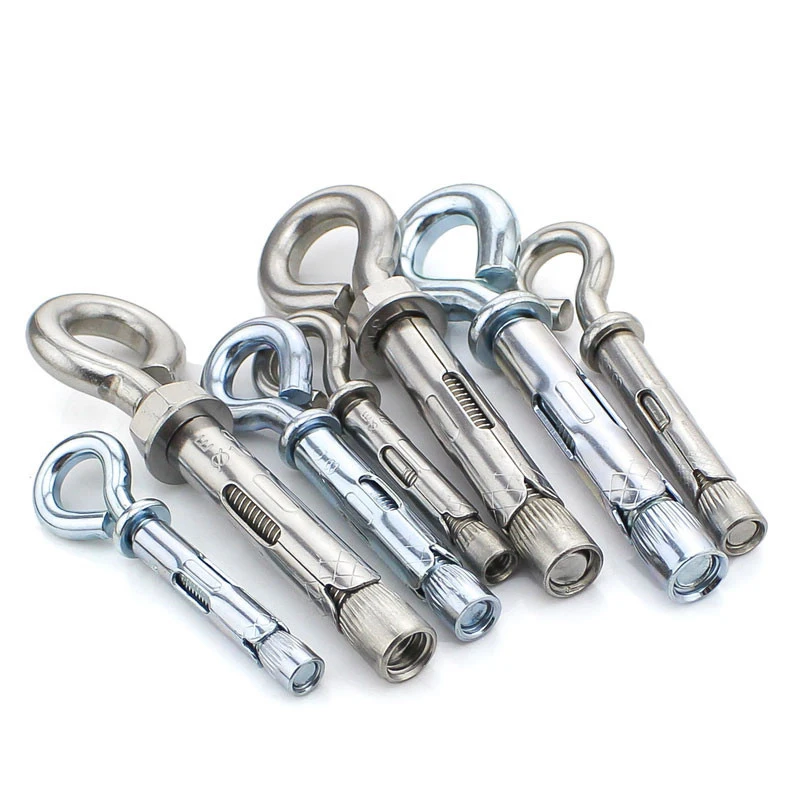 2PCS-M6.5*40 Galvanized Sheep Eye Pull Screw / Hanging Hook Swing Belt Expansion | Обустройство дома