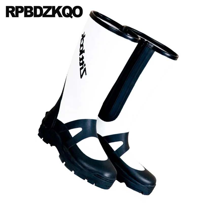 повседневная клинья водонепроницаемый резиновые сапоги для рыбалки мужская