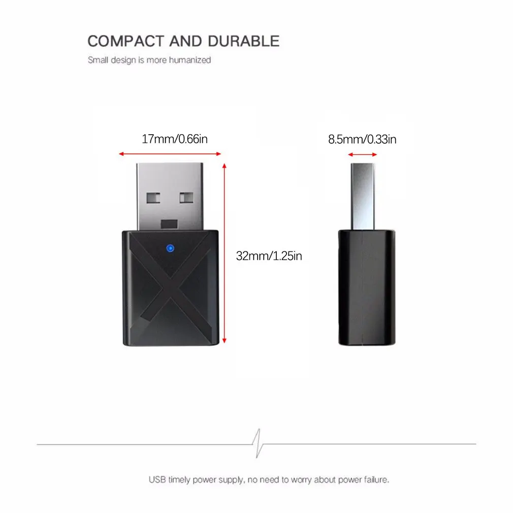 USB Bluetooth 5,0 приемник аудио передатчик адаптер для ТВ/ПК динамик для наушников