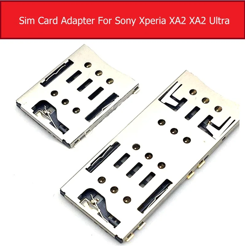 Daul и одно гнездо адаптера для sim карты Sony Xperia XA2 /XA2 Ultra H4133 H4233 Micro SD замена держателя
