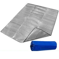 camping barraca air mattress moisture proof pad outdoor double faced aluminum broadened thickening tent picnic rug floor mat
