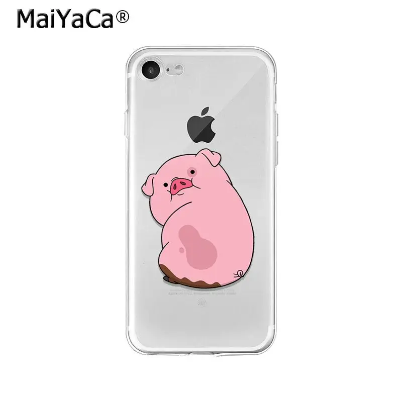 A9 MaiYaCa Гравити Фолз Мэйбл Диппер Waddles Свинья мягкий чехол для телефона из ТПУ для iPhone X XS MAX 6 6s 7 7plus 8 8Plus 5 5S SE XR - Цвет: A9