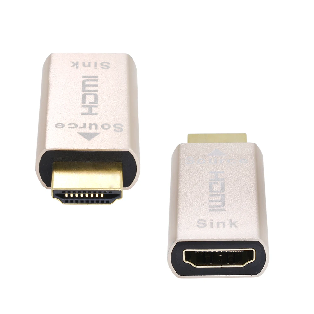TISHRIC 2018 2 в 1 VGA HDMI пустышка адаптер виртуального дисплея 4K Безголовый эмулятор