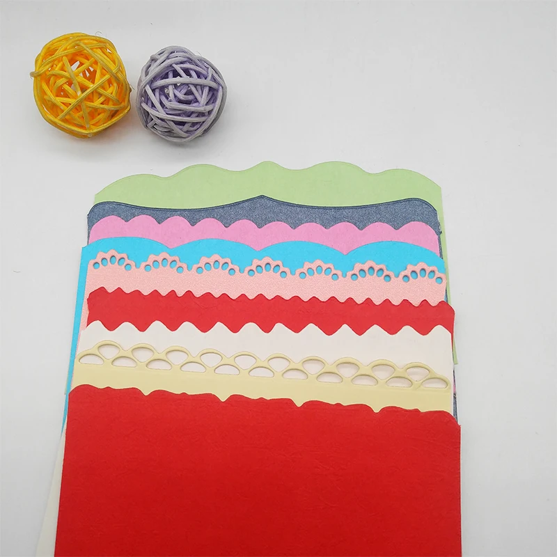 Трафаретный вырубной штамп 9 шт нерегулярный рисунок декоративные карты краями