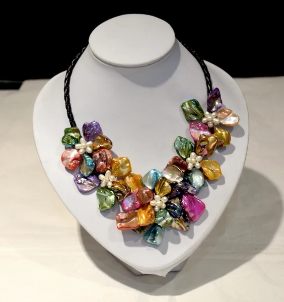 

Прямая продажа, акция, ожерелья и подвески Collares 2017, модное женское ожерелье из разноцветных ракушек и цветов