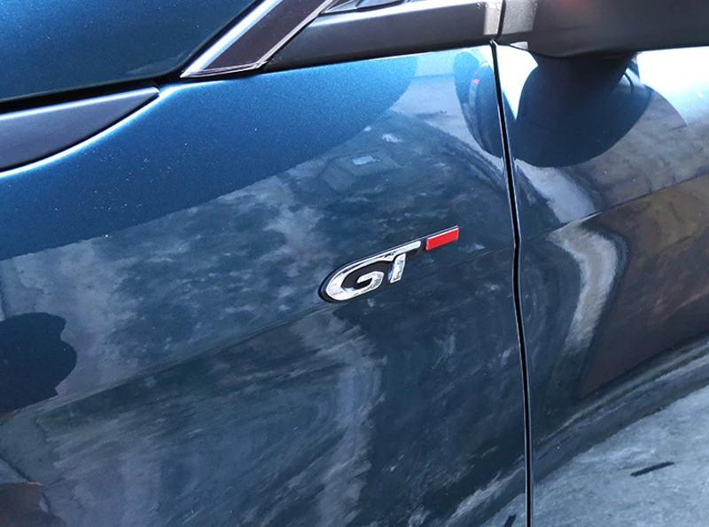 Пластиковая наклейка GT для Peugeot 208 301 308 408 508 2008 3008 4008 5008 боковая эмблема автомобиль