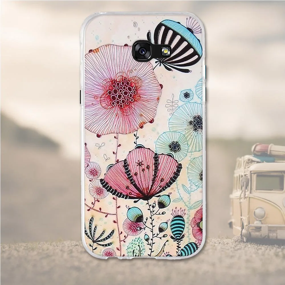 Чехол для Samsung Galaxy A5 A3 A7 2017 силиконовый мягкий 3D чехол 2017|case for samsung galaxy|case samsungcase |