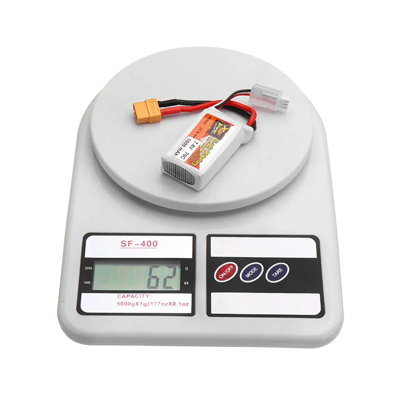 ZOP POWER 7.4V 1000mAh 70C 2S Rechargeable Lipo Battery With XT60 Plug Connector For RC Drone Quadcopter DIY Part Accessories | Игрушки и