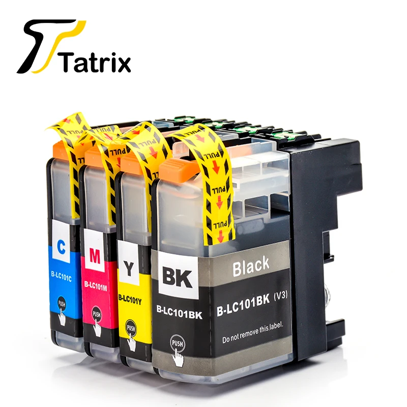Полный чернильный картридж для принтера tyrix 4PK LC101 LC103 Brother DCP J152W MFC J245 J285DW J450DW J470DW|ink