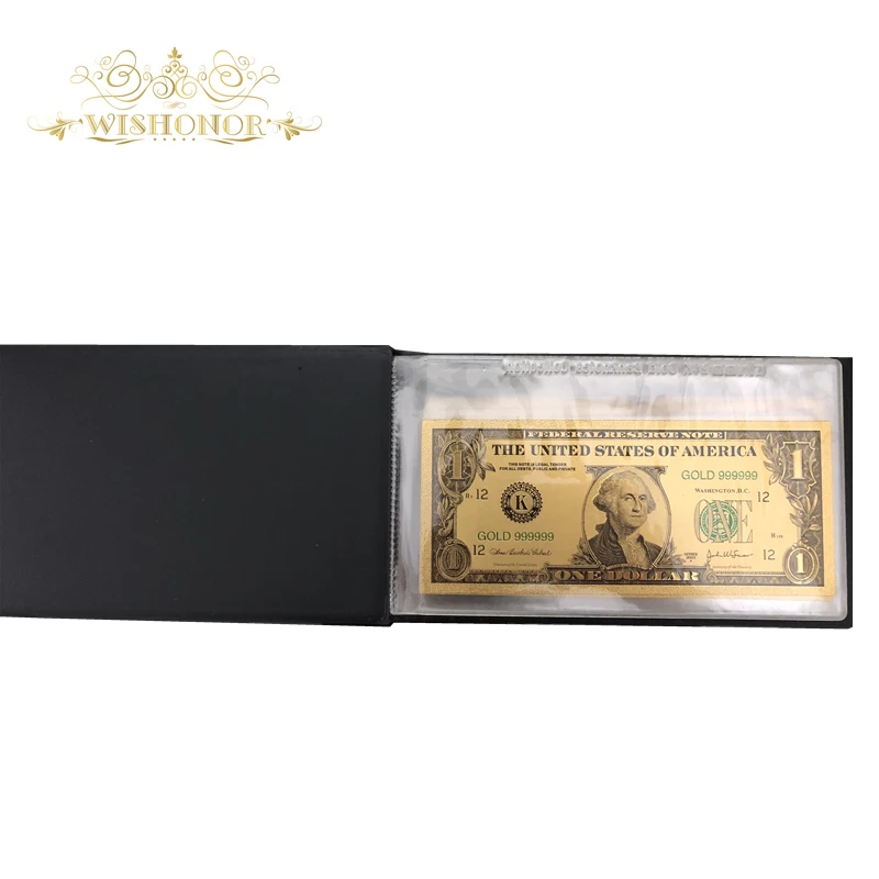 Альбом для банкнот 8 шт./лот по лучшей цене Америки альбом 1 2 5 10 20 50 100 долларов в
