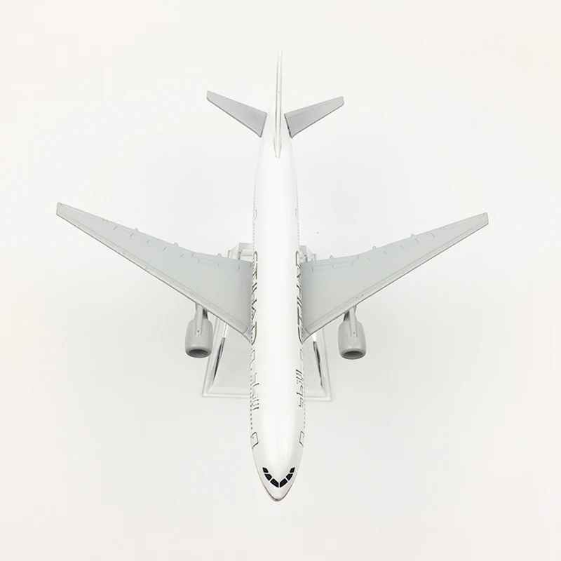 Модель самолета Etihad Airlines модель Боинг 777 16 см из металлического сплава 1:400 игрушка