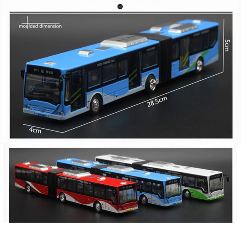 Новинка 1:18 удлиненная Автомобильная модель с двойным автобусным сплавом шина