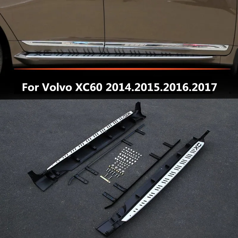Для Volvo XC60 2014 2015 2016 2017 подножки Автомобильные Боковые ступенчатые педали