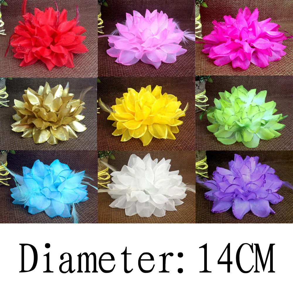 Зажим для волос oкюлолоу декоративные цветы на голову ручная работа свадебный