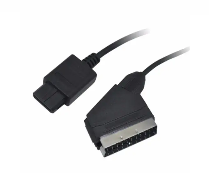 A/V ТВ Видео игра кабель RGB Scart для Nintendo SNES Gamecube N64 консольный 50 шт./лот Быстрая