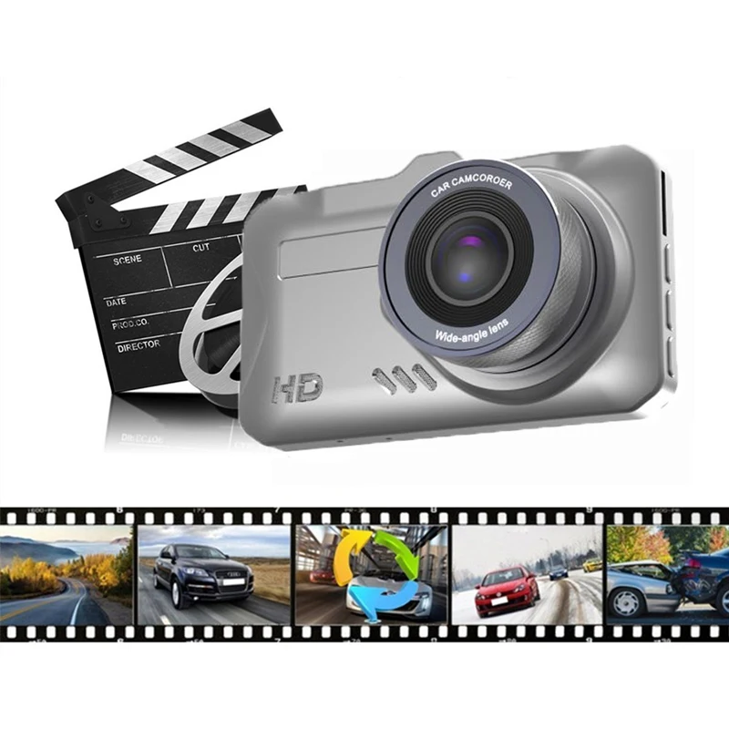 WHEXUNE 3 дюймов FHD ips Экран 1296 P/1080 P Видеорегистраторы для автомобилей Камера видео