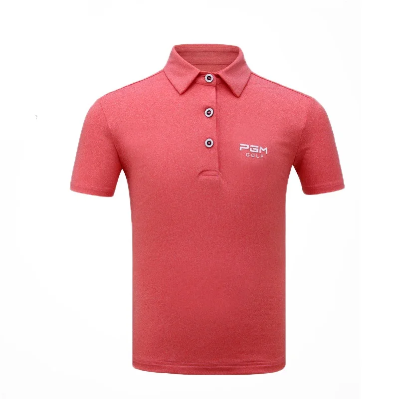 

Genuine Golf Men T Shirt Short Sleeve Breathable T-Shirt Summer Quick Dry Turn Down Collar Sport Shirt Golf Clothes AA51872