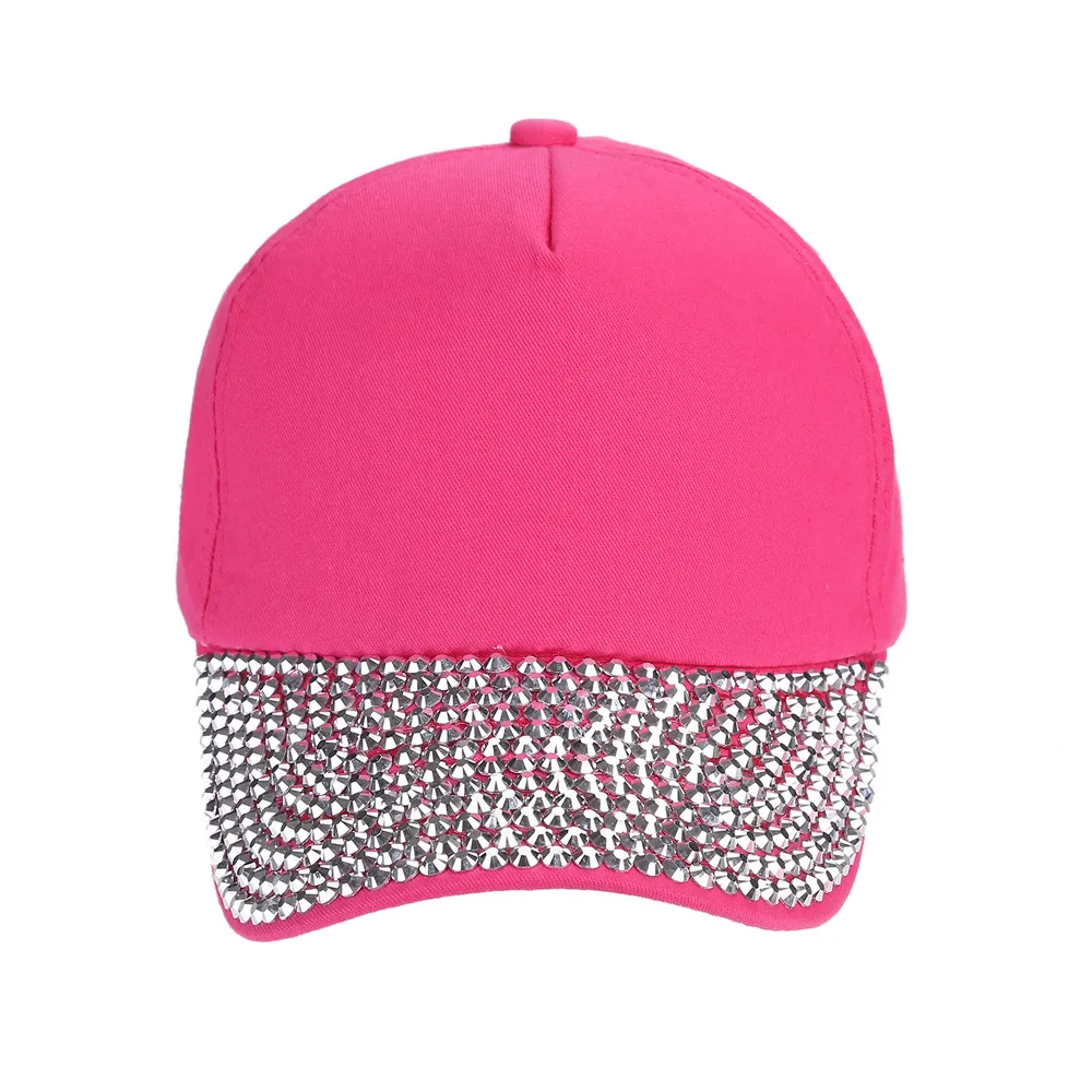 Женская новая модная бейсбольная кепка со стразами в форме лапы Snapback хлопковая
