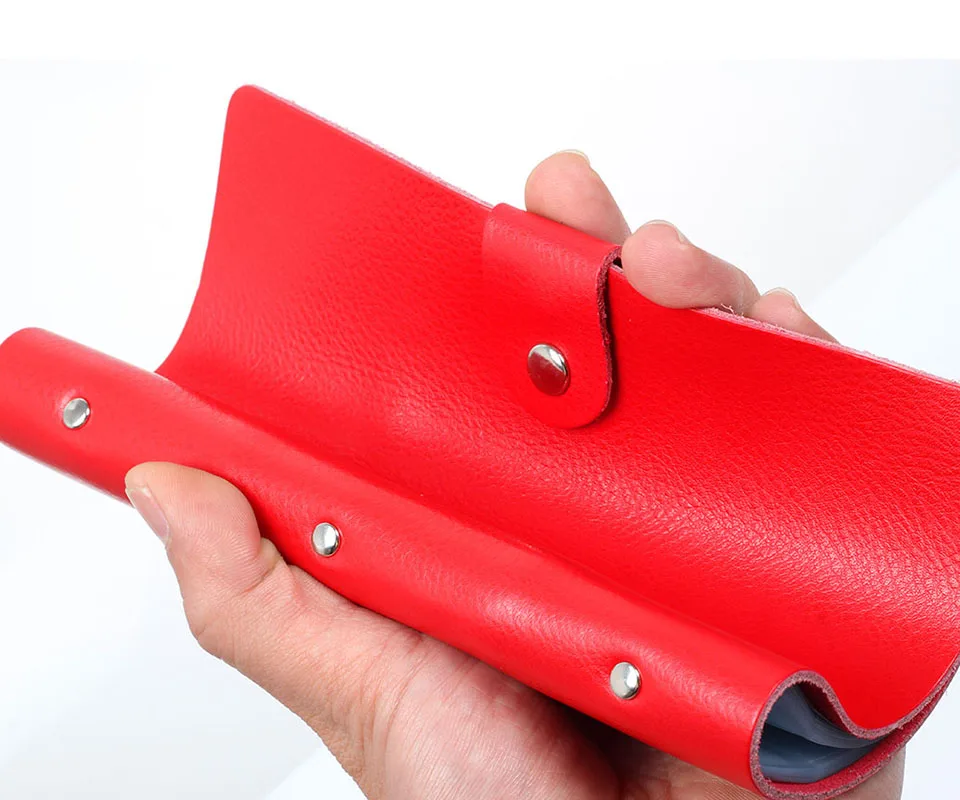 Женские сумки для карт с двойной застежкой держатель имени визитной карточки из