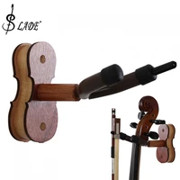 slade detachable rosewood wall mount violin hanger hook with bow holder for home and store show storage violin accessories