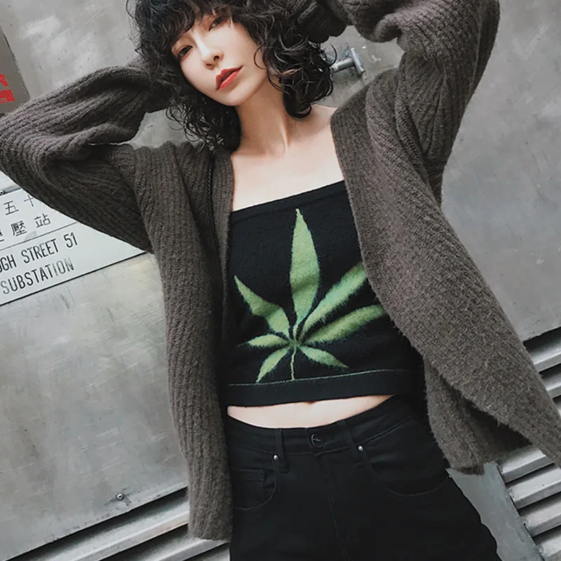 Сексуальный короткий топ Летний Пляжный Boho вязаный шикарный с принтом топы