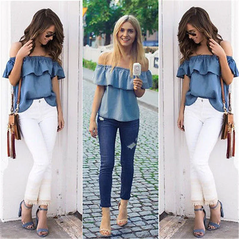 Женская футболка свободная с открытыми плечами без рукавов | одежда