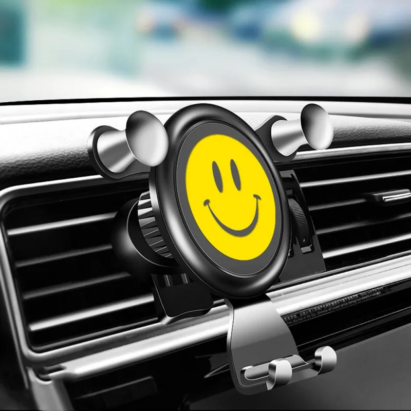 Милый автомобильный треугольный держатель для мобильного телефона с