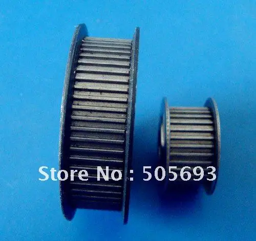

MXL steel timing pulley sell by pair ratio 1:2 pulley 30 and 60 teeth