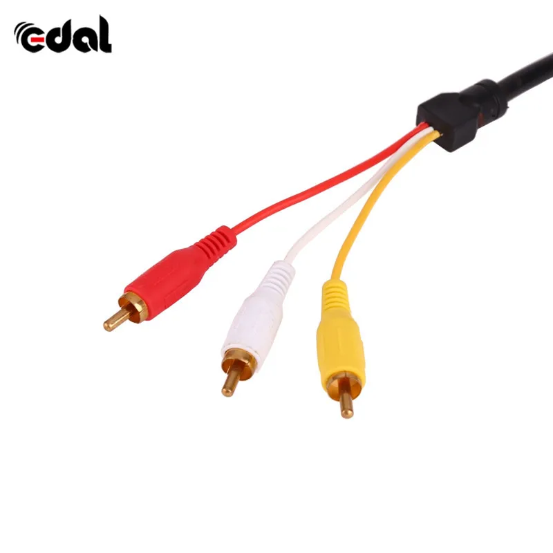 1080P HDMI папа на 3 RCA видео аудио шнур компонент AV кабель-адаптер HDTV соединительная