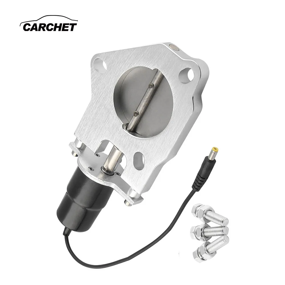 CARCHET 2/2. 25/2. 5/3 дюймов Автомобильная выхлопная труба электрический клапан с