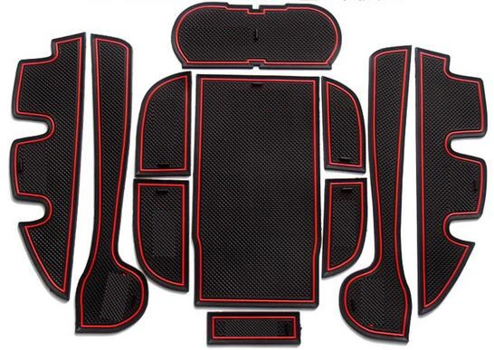 Автомобильные нескользящие накладки на дверные ворота коврики подставки для